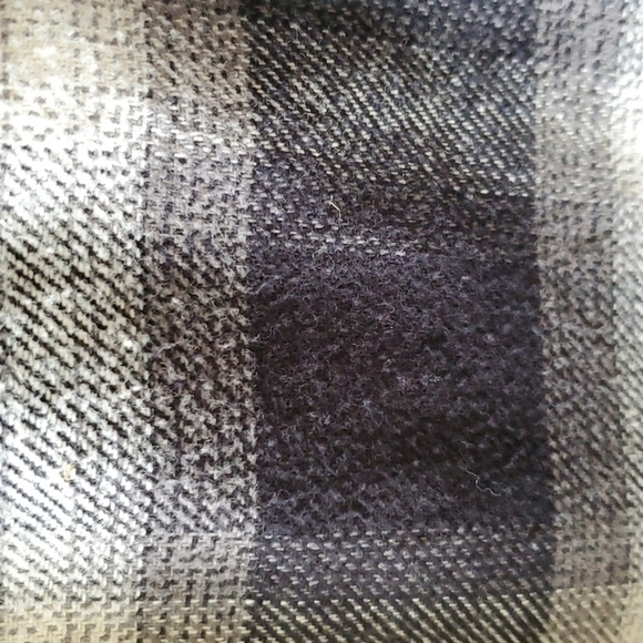 Jachs Men's Casual Black and White Plaid Flannel Shirt Large - Picture 9 of 9